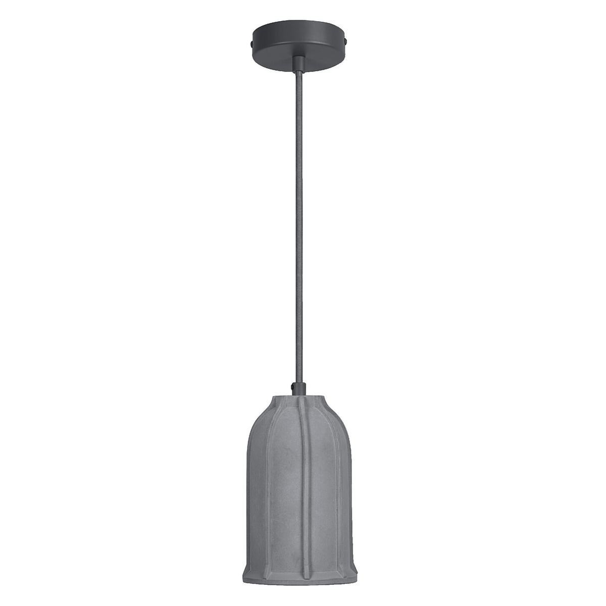 PENDELLEUCHTE 11,5/123,5 cm   - Dunkelgrau, Natur, Stein/Metall (11,5/123,5cm) - Ledvance