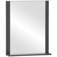 WANDSPIEGEL 59,6/71,1/12,3 cm  - Schwarz, Design, Glas/Holzwerkstoff (59,6/71,1/12,3cm) - MID.YOU