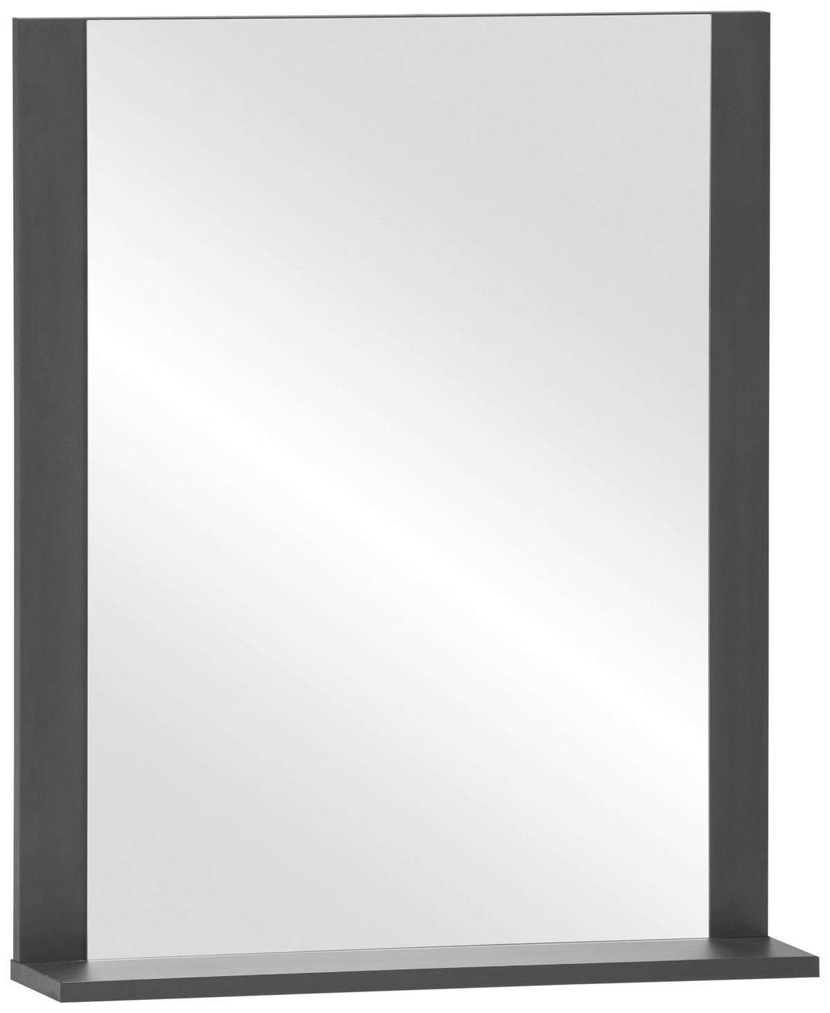 WANDSPIEGEL 59,6/71,1/12,3 cm  - Schwarz, Design, Glas/Holzwerkstoff (59,6/71,1/12,3cm) - MID.YOU