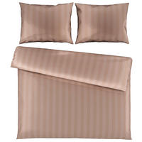 BETTWÄSCHESET Satin 200/210 cm  65 cm/100 cm  - Beige, Textil (200/210cm) - Dieter Knoll