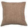 DEKORAČNÍ POLŠTÁŘ 45/45 cm - šedohnědá, Trend, textil (45/45cm) - Boxxx