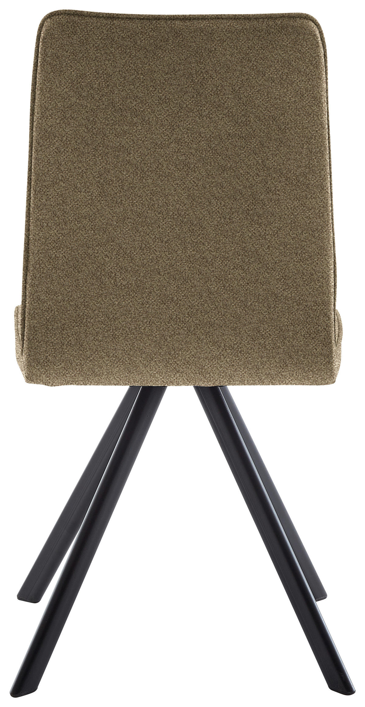 STUHL   Webstoff  Schwarz, Hellbraun  - Hellbraun/Schwarz, Design, Textil/Metall (47/92/60cm) - Cantus