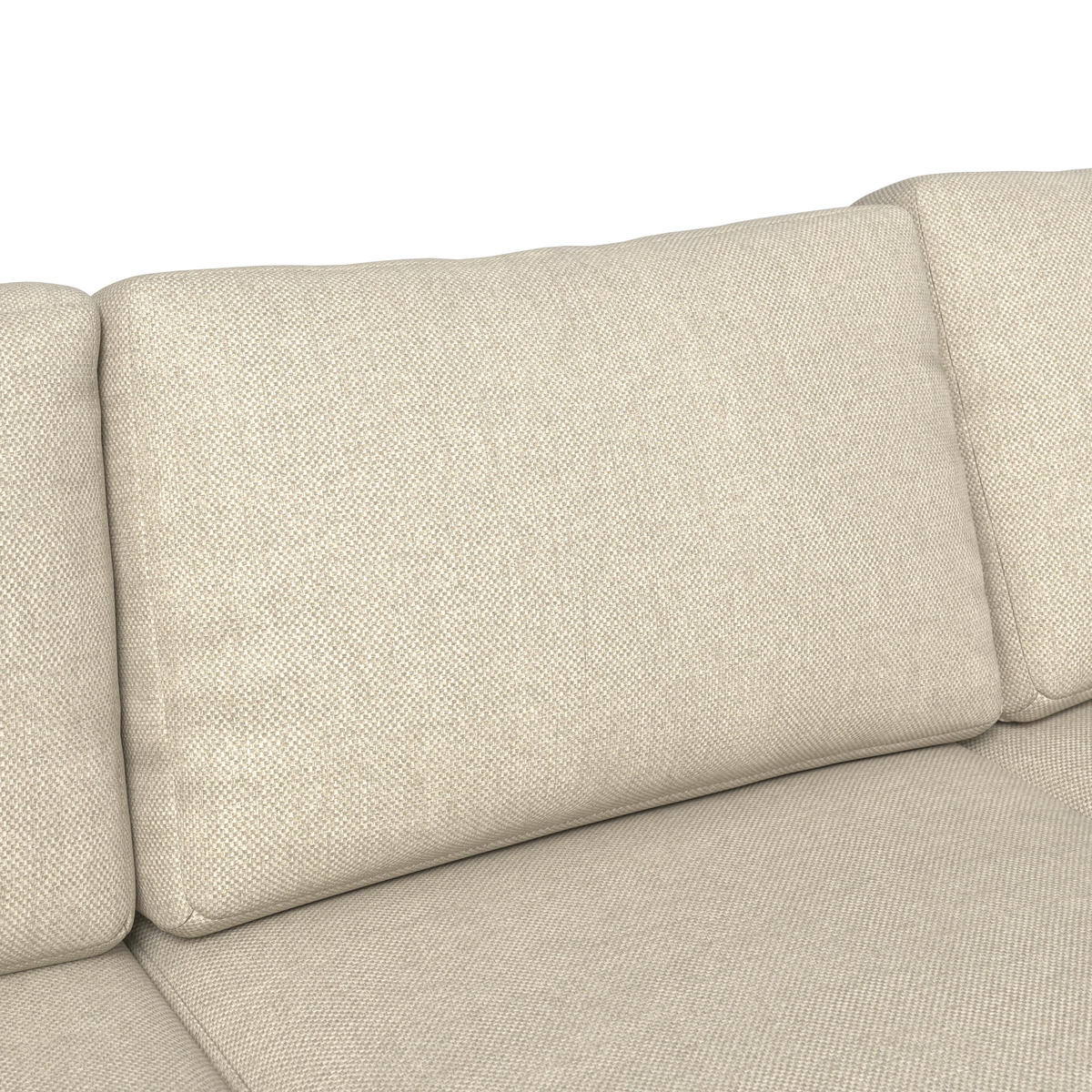 LOUNGEGARNITUR 169/289 cm Aluminium  - Sandfarben/Beige, Design, Textil/Metall (169/289cm) - Amatio