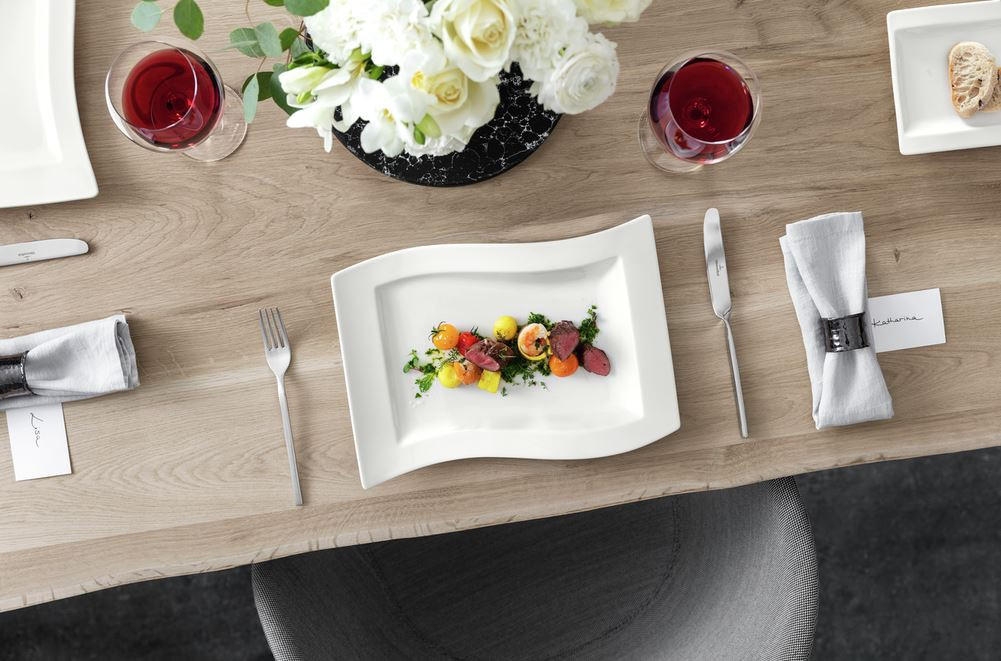 SERVIERPLATTE - Weiß, Basics, Keramik (30/49cm) - Villeroy & Boch