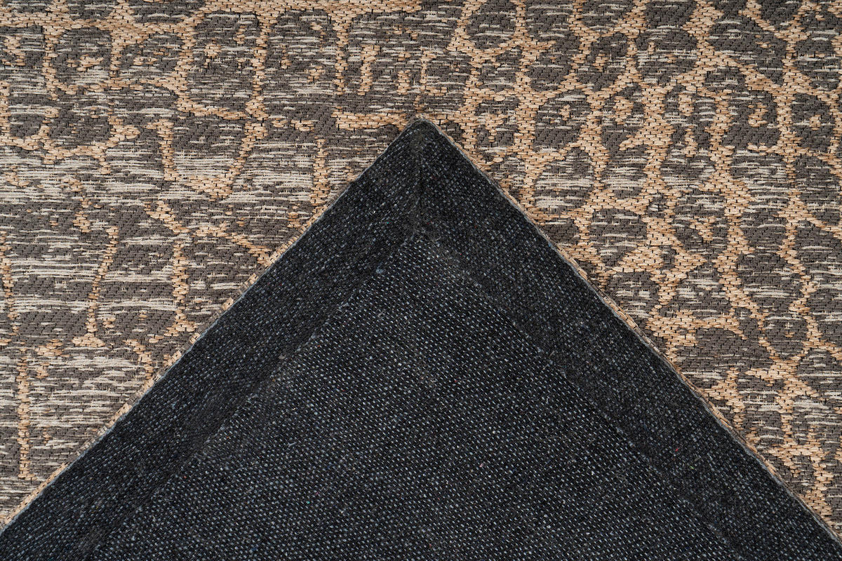 KOBEREC TKANÝ NA PLOCHO, 160/230 cm, béžová - béžová, Konvenční, textil (160/230cm)