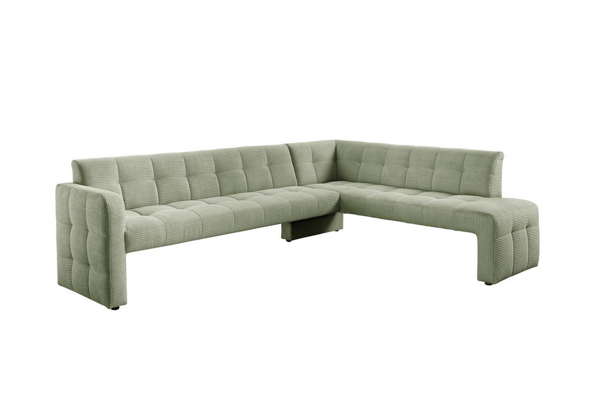KLUPA KUTNA  boje mente  drvo, tekstil, drvni materijal      - boje mente/crna, Moderno, drvni materijal/drvo (265/197cm) - Livetastic