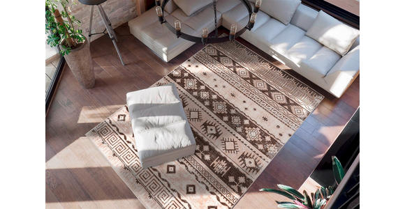 FLACHWEBETEPPICH 80/150 cm Taupe  - Taupe, Design, Textil (80/150cm) - Novel