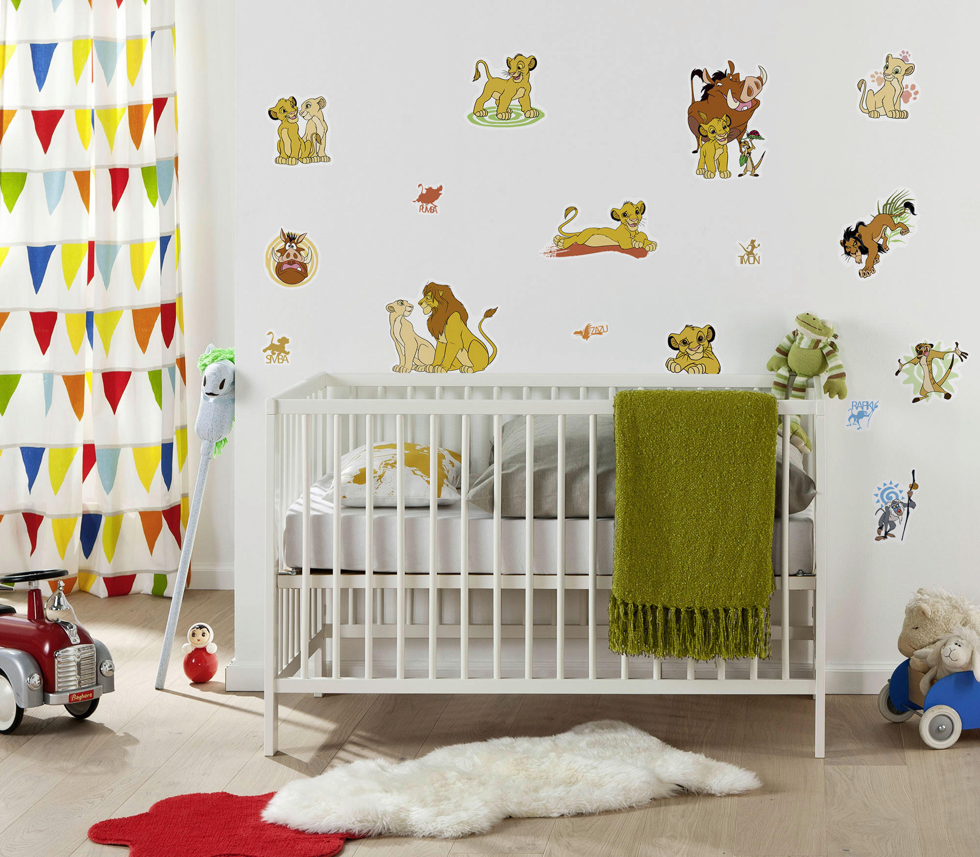 VÄGGDEKALER 50/70 cm     - multicolor, Basics, plast (50/70cm) - Komar