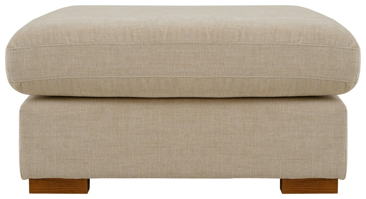 PALL i trä, metall, textil beige  - beige/brun, Klassisk, metall/trä (92/47/92cm) - Carryhome