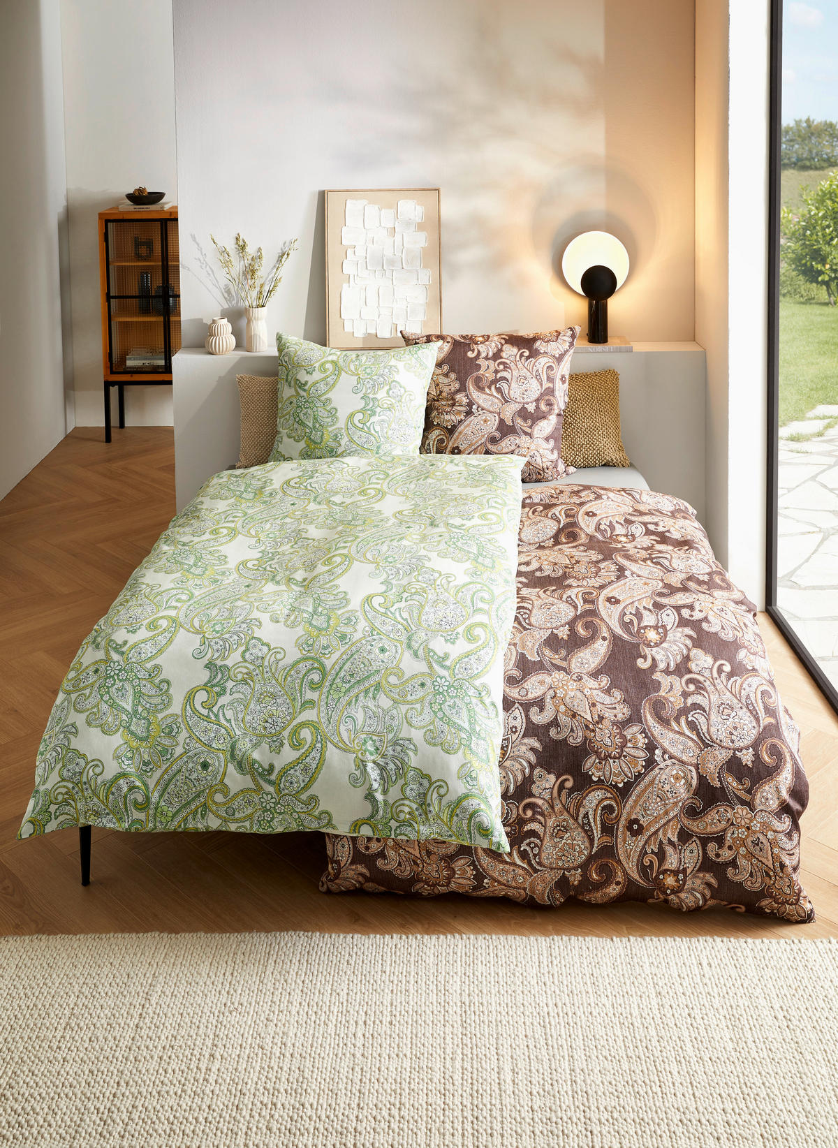BETTWÄSCHE Satin 135/200 cm  - Braun, Textil (135/200cm) - Novel