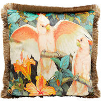 ZIERKISSEN 45/45 cm  - Multicolor/Orange, Trend, Kunststoff (45/45cm) - Kare-Design