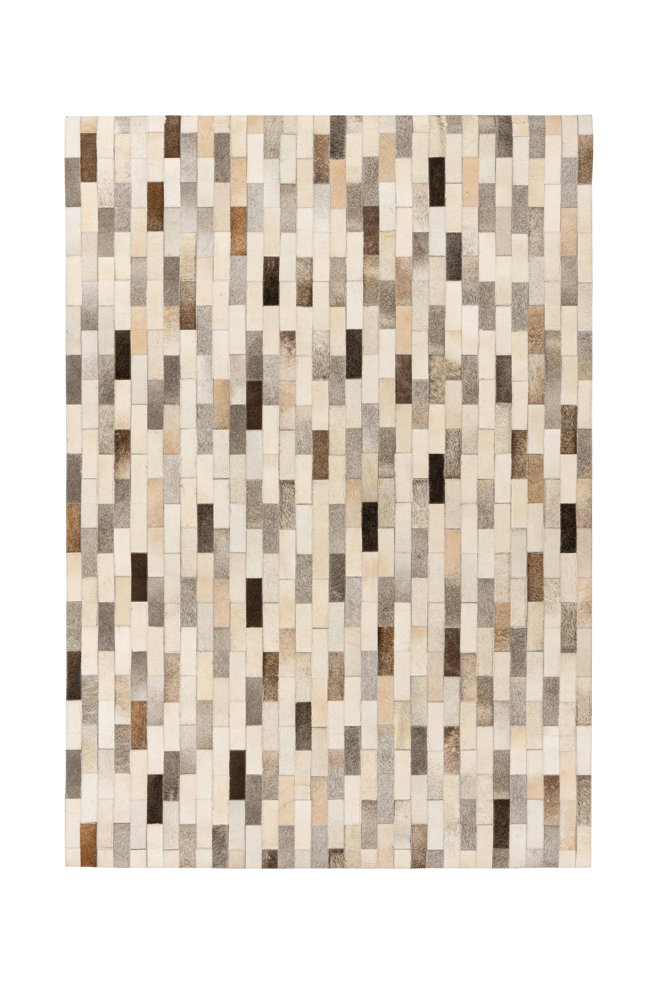 FLACHWEBETEPPICH 120/170 cm Lavin 825 Grau Grau  - Grau, KONVENTIONELL, Leder/Textil (120/170cm)