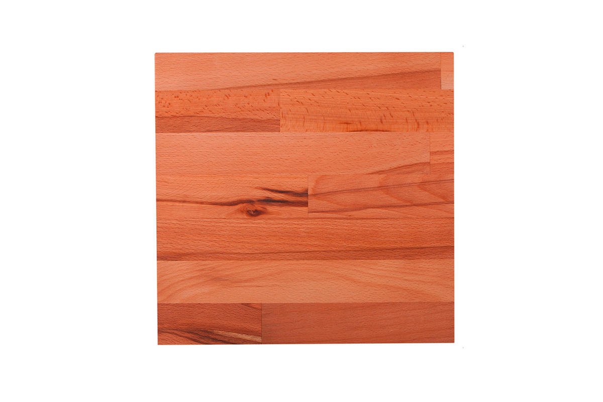 Universalhocker in  - Kernbuche, Basics, Holz (30/40/30cm) - Gardenson