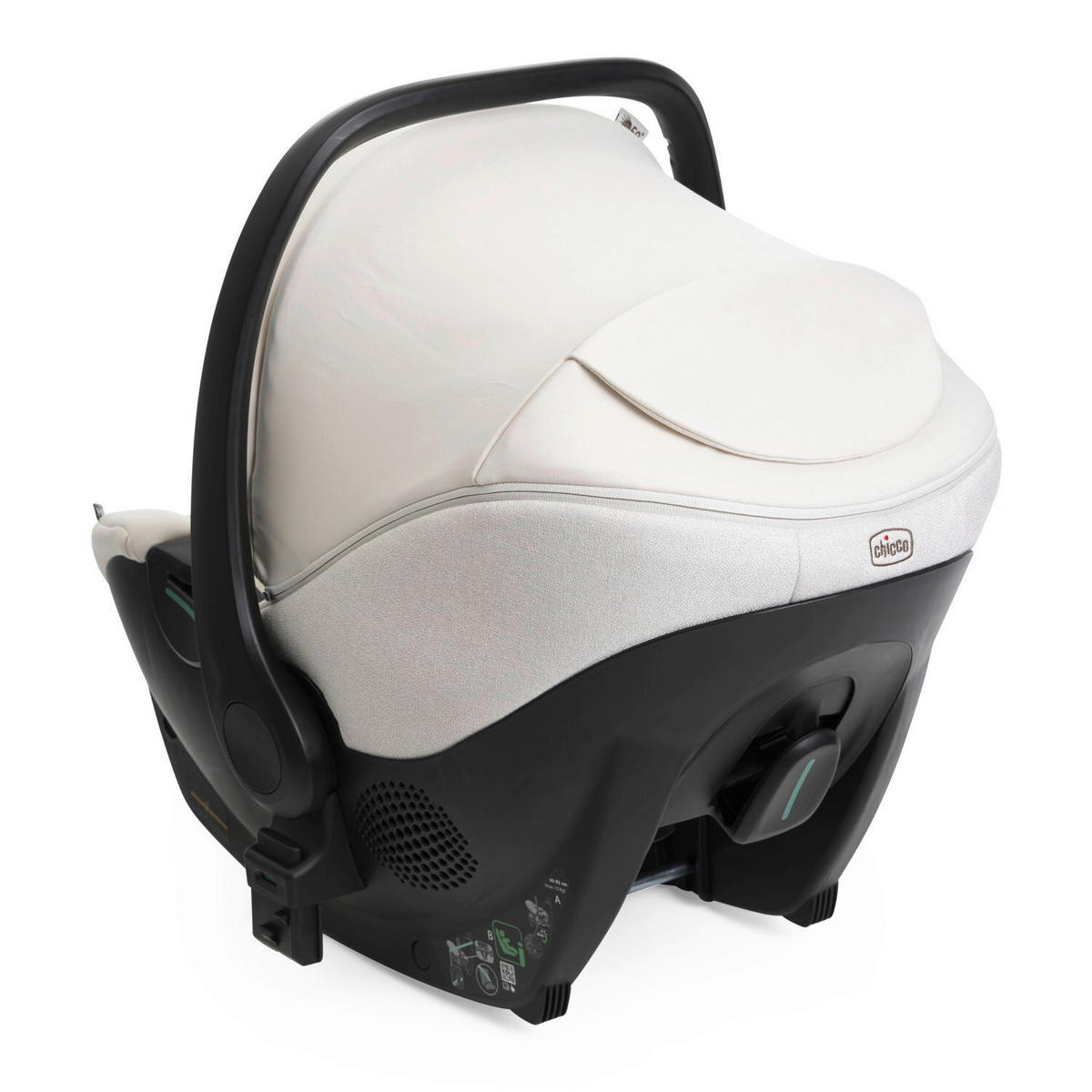 KINDERAUTOSITZ Amber Glow   - Creme/Schwarz, Basics, Textil (63/36/57/37cm) - Chicco