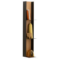 WANDREGAL  19/115/24 cm  - Eichefarben/Anthrazit, Design, Holz/Metall (19/115/24cm) - Schöner Wohnen