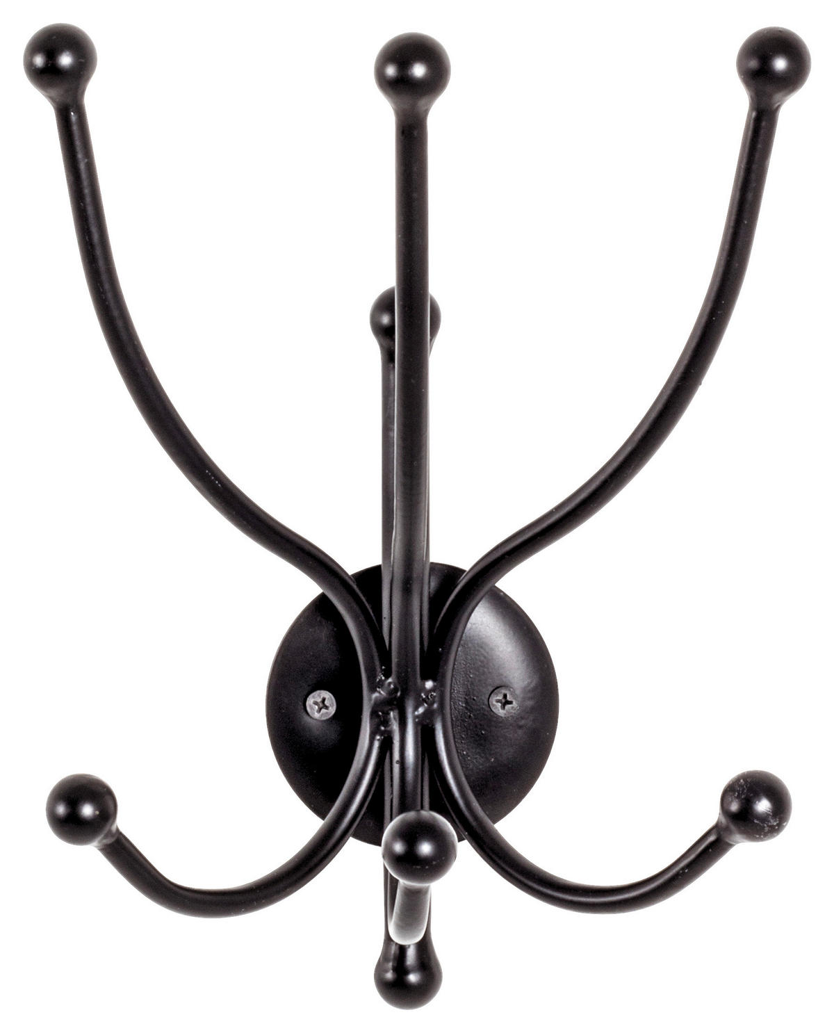 WANDGARDEROBE  in Schwarz  - Schwarz, Design, Metall (19/29/14cm)