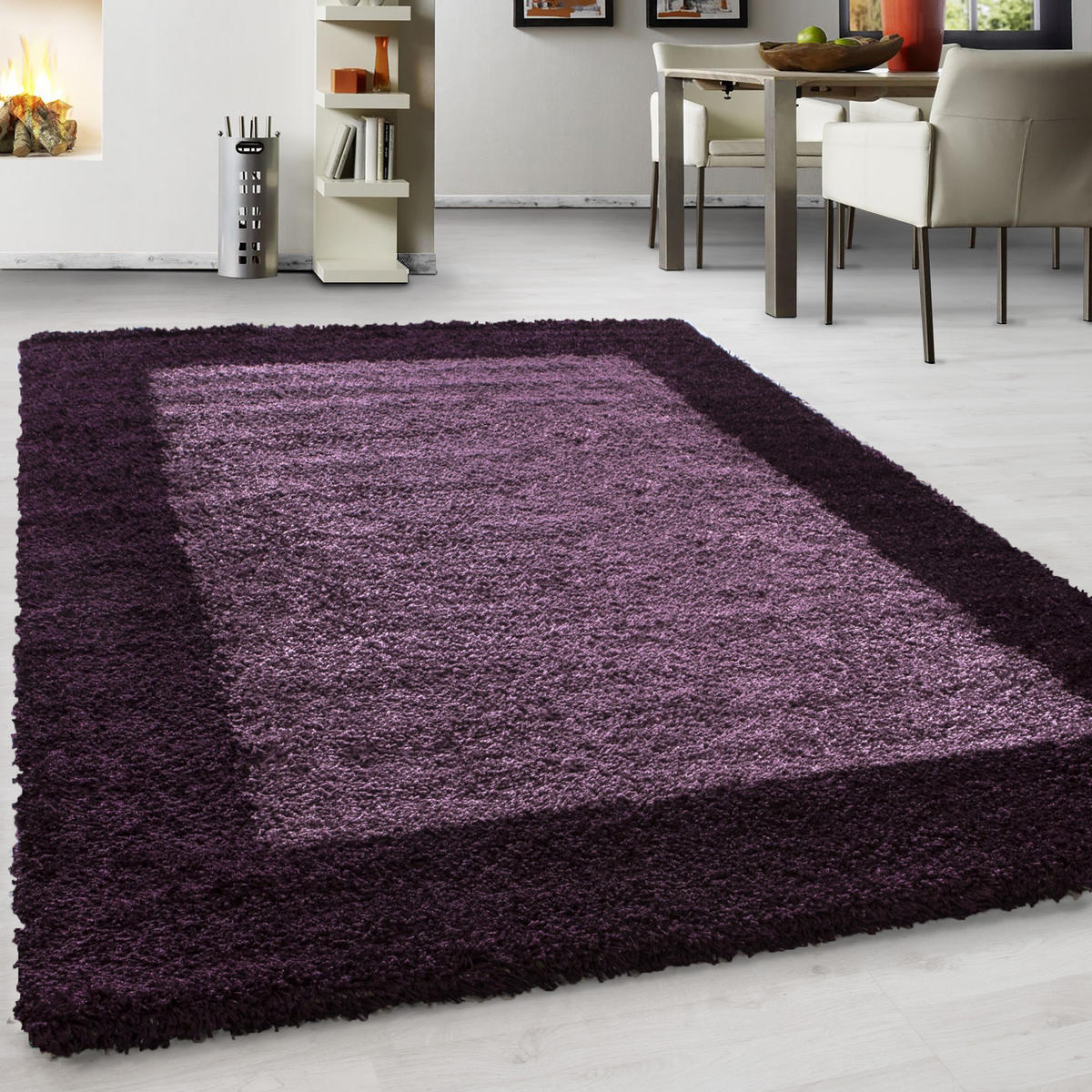 HOCHFLORTEPPICH 120/170 cm Life 1503 Lila  - Lila, KONVENTIONELL, Textil (120/170cm) - Novel