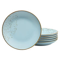 DESSERTTELLERSET 21 cm  - Pastellblau, Trend, Keramik (21cm) - Creatable