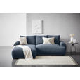 ECKSOFA Dunkelblau Webstoff  - Schwarz/Dunkelblau, MODERN, Kunststoff/Textil (175/265cm) - Carryhome