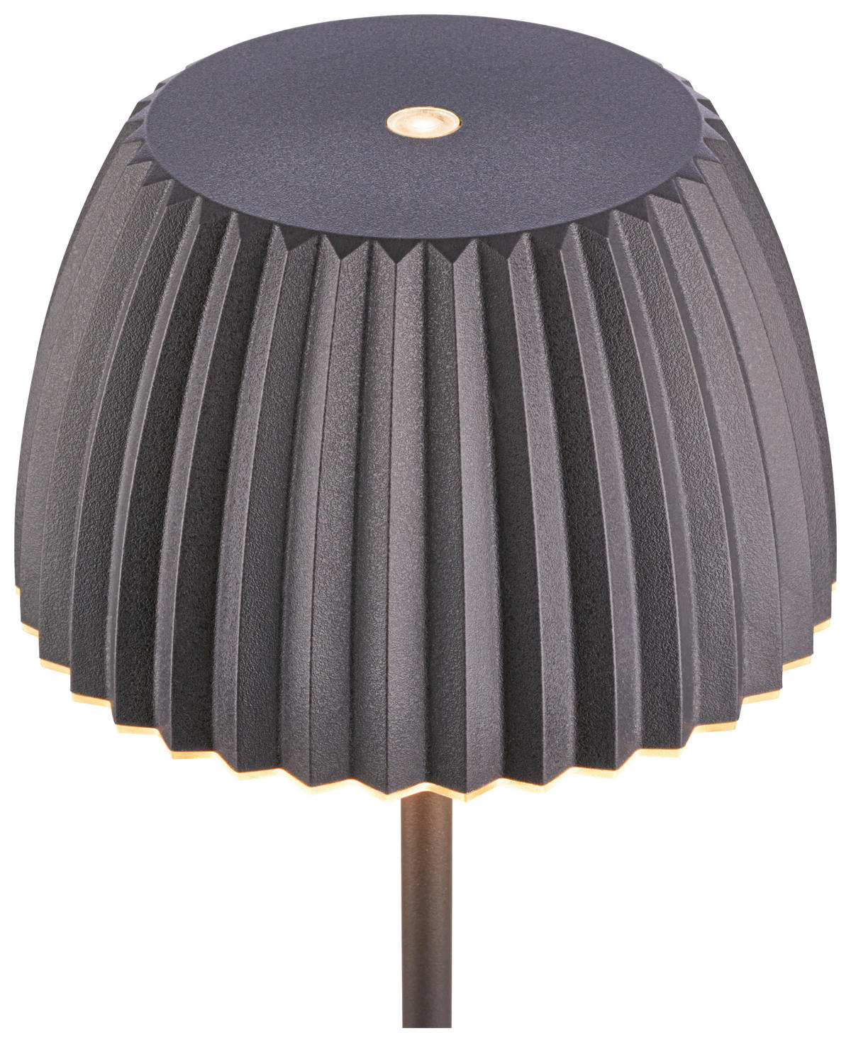 AKKU-TISCHLEUCHTE 14,5/36,5 cm  - Schwarz, Basics, Kunststoff/Metall (14,5/36,5cm)