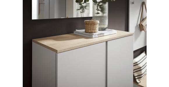 SCHUHSCHRANK 79/113,2/34 cm  - Kaschmir/Eichefarben, Design, Holzwerkstoff/Kunststoff (79/113,2/34cm) - Voleo