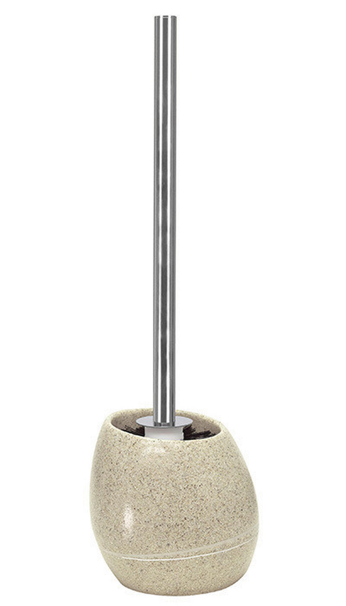WC GARNITURA S ŠČETKO STONES - naravne barve, Konvencionalno, umetna masa (12,5/39,0cm) - Kleine Wolke