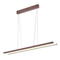 LED-PENDELLAMPA Coconut 91/10/150 cm  - ljusbrun, Design, metall (91/10/150cm)