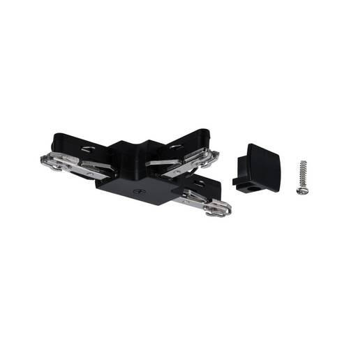 SCHIENENSYSTEM-VERBINDER Urail 10,4/1,8/6,2 cm   - Schwarz, Design, Kunststoff/Metall (10,4/1,8/6,2cm) - Paulmann