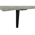 ECKSOFA in Mikrofaser Hellgrau  282/171 cm  - Hellgrau/Schwarz, Design, Textil/Metall (282/171cm) - Hom`in