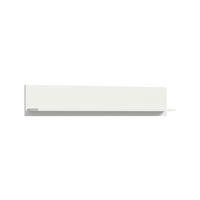 WANDBOARD110/20/15 cm Weiss, Weiss Hochglanz  - Weiss Hochglanz/Weiss, Design, Holzwerkstoff (110/20/15cm) - Livetastic