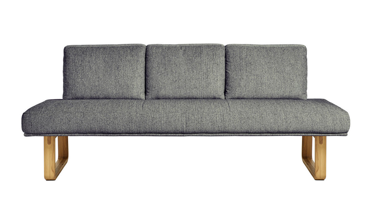 SITZBANK 224/92/78 cm  in Beige  - Eichefarben/Beige, Design, Holz/Textil (224/92/78cm) - Dieter Knoll