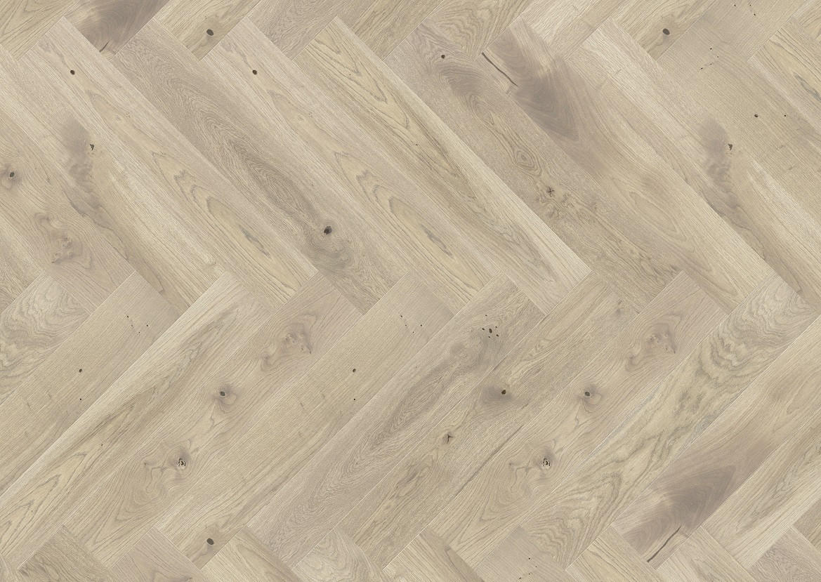 FISCHGRÄT Eiche Salt  per  m² - Eichefarben, Design, Holz (72,5/13/1,4cm) - Ambiente