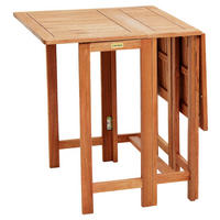 GARTENKLAPPTISCH Holz Naturfarben rechteckig  - Naturfarben, KONVENTIONELL, Holz (190,5/65/74cm) - Gardenson