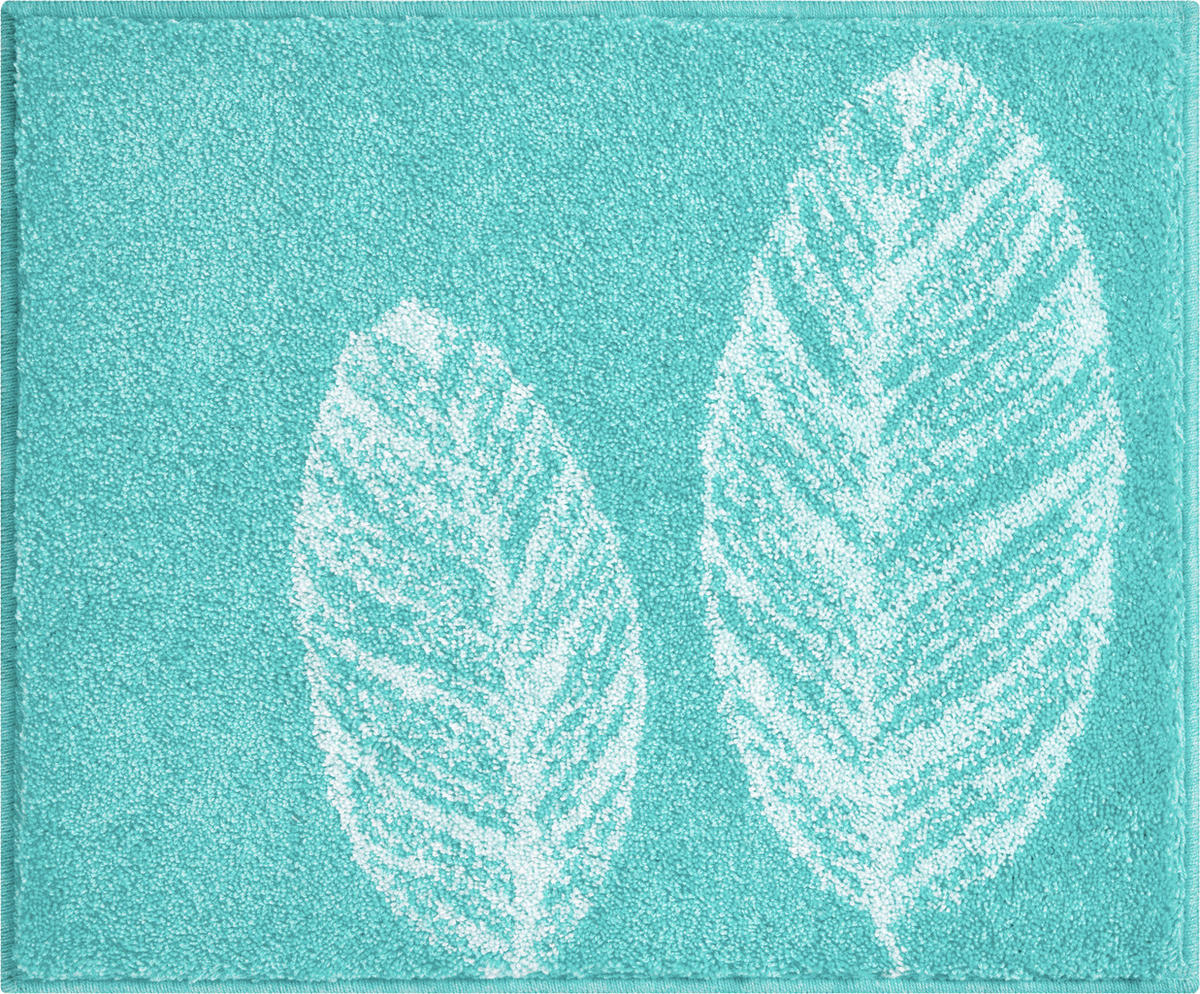 BIDET-VORLEGER Duetto Türkis 55/65 cm  - Türkis, Basics, Kunststoff/Textil (55/65cm) - Grund