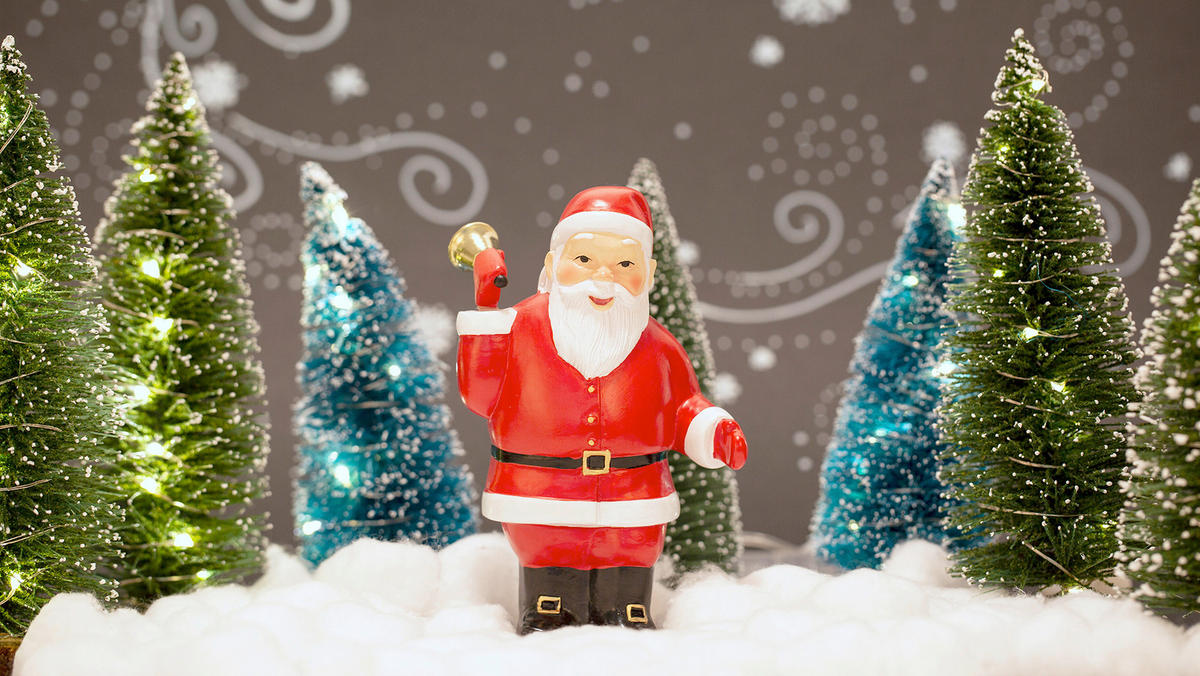 BOŽIĆNA FIGURA - višebojno, Basics, plastika (9/5.5/20.3cm) - Kikkerland