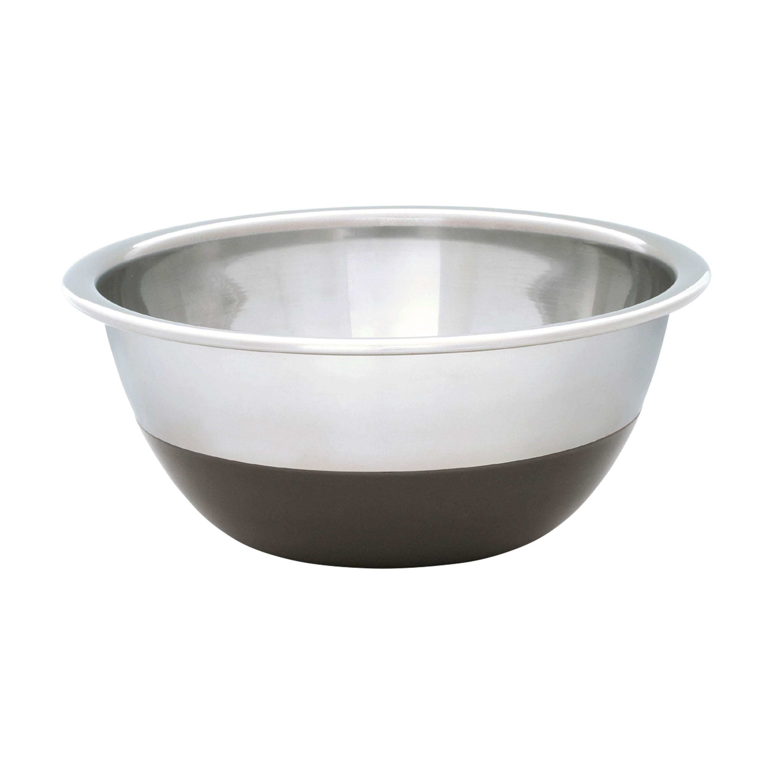 SCHÜSSEL 1600 ml  - Edelstahlfarben/Schwarz, Basics, Kunststoff/Metall (20/20/9cm) - moHA!