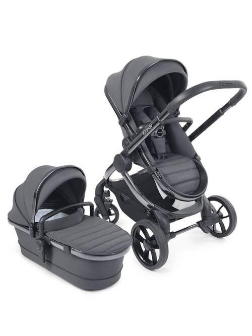 rok isporuke 60 dana!  PEACH 7  - tamno siva/crna visoki sjaj, Basics, tekstil/plastika (75/55/39cm) - ICANDY