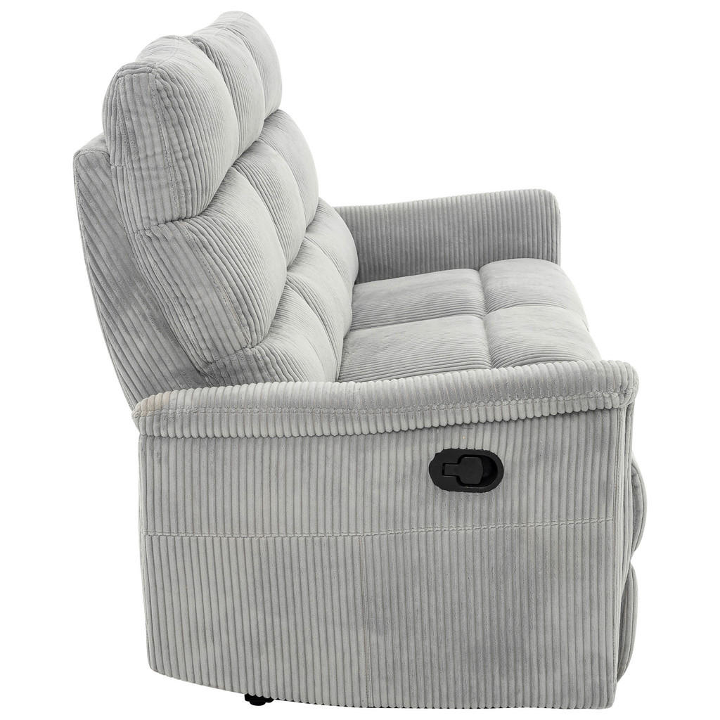 Thumbnail - Livetastic 3-Sitzer-Sofa, Hellgrau, Metall, Textil, 184x108x89 cm, Relaxfunktion, Wohnzimmer, Sofas & Couches, Sofas, 3-...