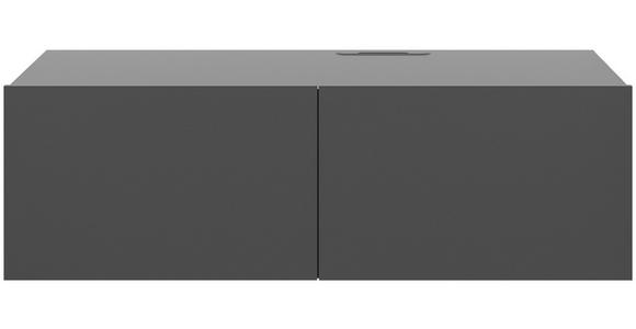 LOWBOARD Newniq in 120/36,7/45 cm - Anthrazit, Design, Holzwerkstoff (120/36,7/45cm) - Hom`in