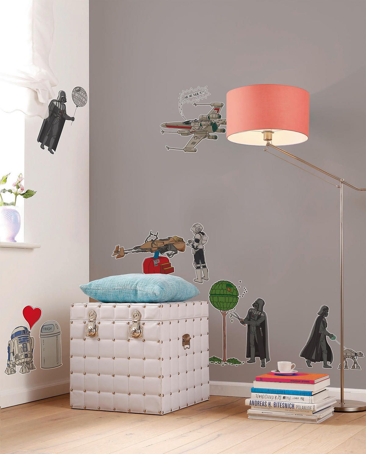 VÄGGDEKALER 100/70 cm     - multicolor, Basics, plast (100/70cm) - Komar