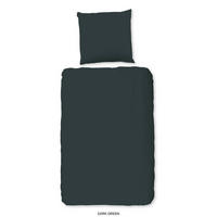 WENDEBETTWÄSCHE Good Morning Renforcé 135/200 cm  - Dunkelgrün, Basics, Textil (135/200cm) - MID.YOU