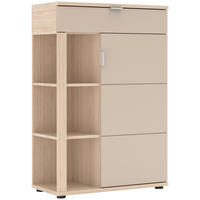 SCHUHSCHRANK 80/119/38 cm  - Chromfarben/Kaschmir, Design, Holzwerkstoff/Metall (80/119/38cm) - Stylife