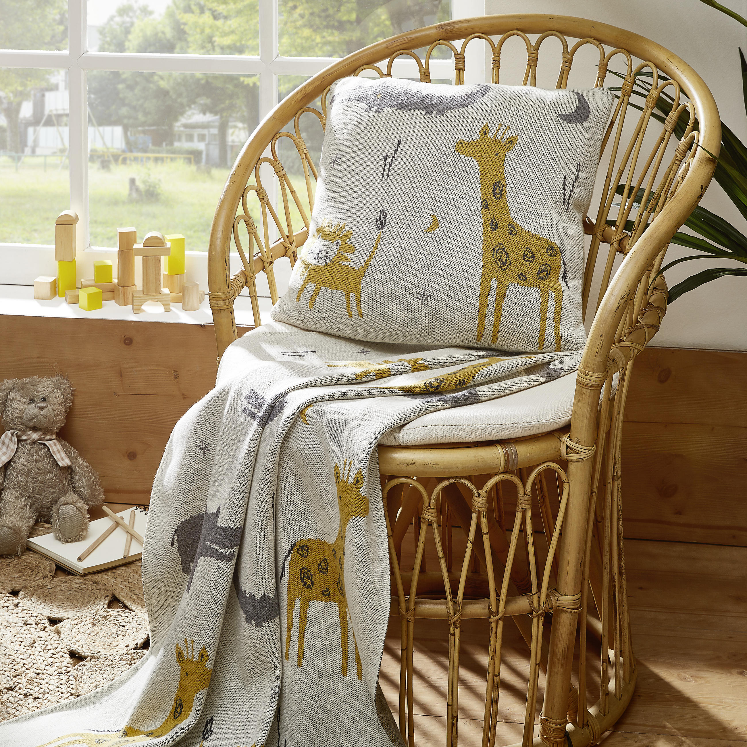 SCHMUSEDECKE  80/100 cm  - Multicolor, Trend, Textil (80/100cm) - Avelia