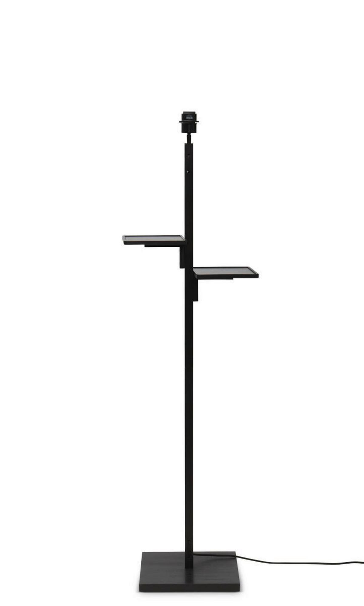 STEHLEUCHTE 50/50/158 cm    - Schwarz, Trend (50/50/158cm) - Good & Mojo