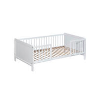 BODENBETT WIKI Weiß  - Weiß, Basics, Holz (145/76/50cm) - My Baby Lou
