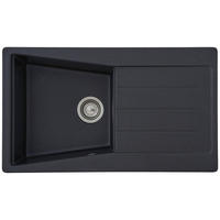 DISKHO 1725SEATTLE86X50S  - svart, Trend, sten (86/20/50cm) - Respekta