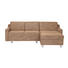 WOHNLANDSCHAFT in Textil Beige - Beige/Alufarben, KONVENTIONELL, Textil/Metall (236/158cm) - Sedda WOHNLANDSCHAFT in Textil Beige - Beige/Alufarben, KONVENTIONELL, Textil/Metall (236/158cm) - Sedda