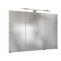 SPIEGELSCHRANK 100/64/20 cm  - Weiss, Basics, Glas/Holzwerkstoff (100/64/20cm) - Held