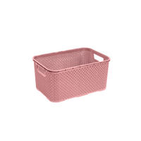 KOŠÍK NA DROBNOSTI, plast - růžová, Basics, plast (32/22/15cm) - My Baby Lou