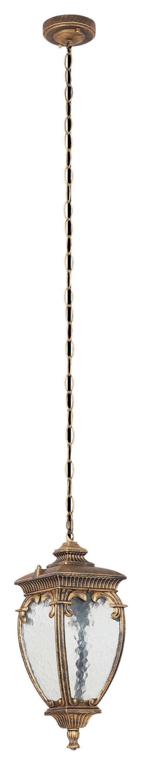 AUßENLEUCHTE 40/40/15 cm   - Goldfarben/Schwarz, Basics, Glas/Metall (40/40/15cm) - MAYTONI